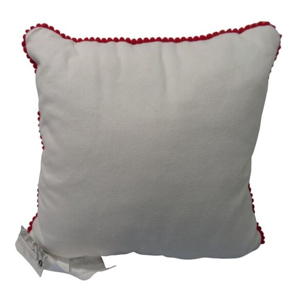 Christmas Santa Claus Decorative Stuffed Throw Pillow 14x14 - Picture 3 of 3